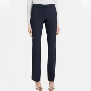 Theory womens trecca wool work pants size 4. Navy